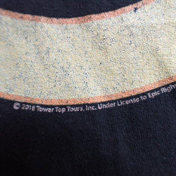 ZZ TOP Shirt Medium Black Double Sided '90s US Tour 2017 - Picture 2 of 6